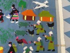 Vintage Hmong Story Cloth Hand-embroidered Folk Art Depicting Vietnam War-escape