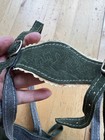Children   s Green Suede Lederhosen