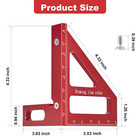 Precision 3d Multi-angle Measuring Ruler For Woodworking And Engineering