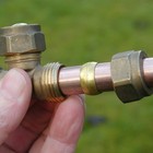 50 Pcs Brass Compression Fitting 1 4  Tube Od Compression Sleeves Ferrules Brass