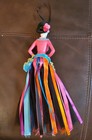 La Catrina Mexican Skeleton Ornament Day Of The Dead Art 11  Body   Hanging Doll