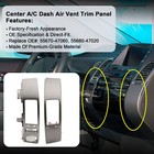 Center A c Dash Air Vent Trim Panel For 04-09 Toyota Prius 5567047060 5568047020