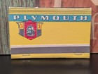 Vintage Matchbook Full Unstruck 3  1952 Beautiful New Plymouth
