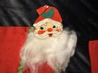 Vintage Christmas Santa Claus Card Holder 34  Lot Of 2 Handmade Wall Hanging