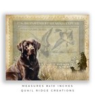 Vintage Duck Hunting Stamp Art Print 8x10 Chocolate Lab Fishing Cabin Wall Decor
