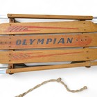 Vintage 1961 Flexible Flyer Olympian Sled - Dated 10-d-61 - Original Graphics
