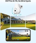 Zosi 8ch 4 X 5mp Pan Tilt 360   Security Camera System Night Vision Detect 500gb