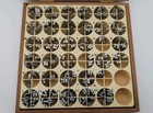 Kingsley Machine  Letter Type Font Set Hot Foil Vintage Wood Box Cx2