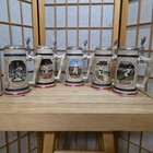 Bradford Museum Legends Of Baseball Tankard stein Set 5 Sig Series Barware 