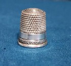 Antique Simons Bros Co Sterling Silver Thimble Size 7