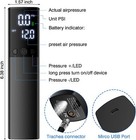 Electric Ball Pump  Portable Automatic Air Pump Fast Ball Inflation Lcd Display