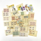 Lot Of 100  Assorted Us Postage Stamps  Souvenir Sheets  Strips
