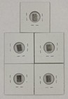 5 X 1 Gram Palladium Bar From Valcambi Combibar  9995 Fine - 5 Grams Total