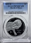 2015-w Proof March Of Dimes Silver Dollar Pcgs Pr70dcam 2015 W  1 Pf70