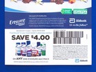 Ensure   4 00 Off any Multi-pack  Coupon  10-total  40 00 Value  Exp  09 30 2026