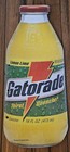 Vintage Gatorade Bottle Cardboard Advertisement Store Sign Double Sided 