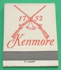 Kenmore Plantation Fredricksburg  Va  Front Strike Matchbook Full - Universal