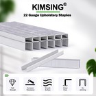 Kimsing 22 Gauge 71 Series Galvanized Upholstery Staples  3 8-inch Crown 1 4-   