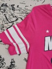 Disney Minnie Mouse 1928 Graphic T-shirt Women s M m Pink Striped Sleeve Used