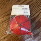 Vtg Nip Dritz Tomato Red Pin Cushion W strawberry Sewing Needle Holder