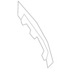 Genuine Mercedes-benz Reflector Panel 099-820-88-00