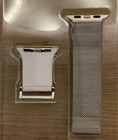      X-doria Hybrid Mesh For Apple Watch Band - Silver white 38-40mm no Box       