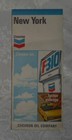 Lot Of 2 1970s Vintage Chevron Road Maps     New York