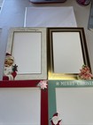Set Of 19 Christmas Photo Insert Cards     Personalized Holiday Greeting Cards