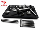 New Engine Valve Seat Carbon Steel Face Cutter Set 12 Pcs With Metal Box Actools