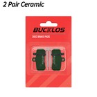 2 Pair 4 Piston Ceramic Disc Brake Pads E-bike For Shimano M8120 M7120 Tektro Us
