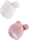 Winter Warm Knitted Baby Hats For Girls Pom Pom Kid Toddler Boys Beanies Cap Wit