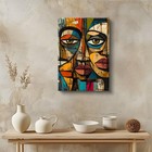  African Abstract Wall Art African Modern Tribal Mask Wall Decor Symbol Culture 