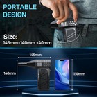 Compressed Air Duster 8000mah Powerful 130 000 Rpm Air Pump For Inflatables