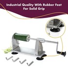 Stainless Steel Vegetable Spiralizer - 5 Blade Zucchini Noodle Maker - Industria