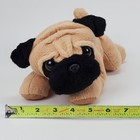 Aurora World Pug Plush Stuffed Animal Dog Tan Black Floppy Puppy 11 Inch