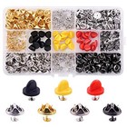 430 Pcs Butterfly Clutch Tie Tacks Pin Back With 8mm Blank Pins Metal 