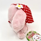 Pote Usa Loppy Pink Bunny Plush Red Polka Dot Hood Amuse Japan New With Tags