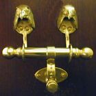 Falcon Bronze Duet Door Knocker  Falconry