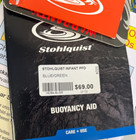  69 Stohlquist Child Life Jacket Nwt Size Infant Less Than 30 Lbs Blue green
