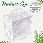 Wedding Card Box For Reception  Pvc Gift Card Box Holder With Slot And Acryli   