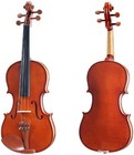 Cecilio Cvn-200 Solid Wood Violin With Tuner And Lesson Book  1 2 - Nickel