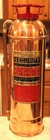 Antique Vintage  security  Copper Brass Fire Extinguisher Polished Restored