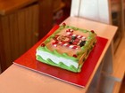 1 12 Scale New Dollhouse Miniature Festive Christmas Holiday Bakery Cake