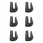 6pc 3 8 Weld On Grab Tow Chain Hook Bucket Trailer Tractor Rigging Forged Steel