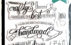 Crafty Handmade Messages  4x6  Poly Clear Stamp Set By Hero Arts Cm362 New 