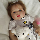 Realistic Reborn Baby Dolls 22  Full Body Soft Vinyl Silicone Lifelike Girl Gift