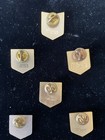 Set Of 6 Vintage 1984 La Olympic Pins Budweiser Beer Sponsor
