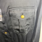 Madewell Womens  188 Double-faced Satin Safari Jacket Black Size M Nt126