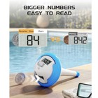 Baldr Pool Thermometer Usb C Rechargeable 180 Days Blue Daylight Sensor -mm