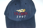 Us Open 1997 Tennis Navy Blue Usta Strapback Arthur Ashe Inaugural Year Rare